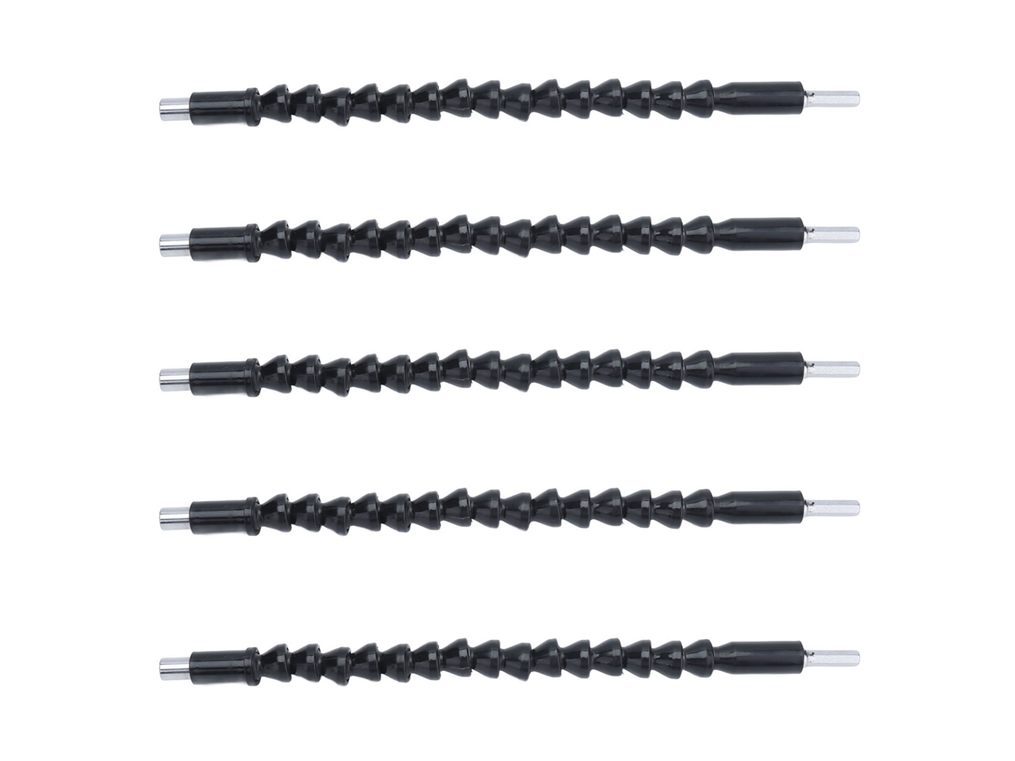 5 Peças Eixo Flexível Universal De 295mm Para Furadeira Elétrica Conjunto De Extensão De Broca Hexagonal Magnética