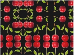 Colcha de Flanela com Estampa Cerejas Macia e Aconchegante para Sofá Quarto 152 4 X 127 Cm, Macio, Quente, I