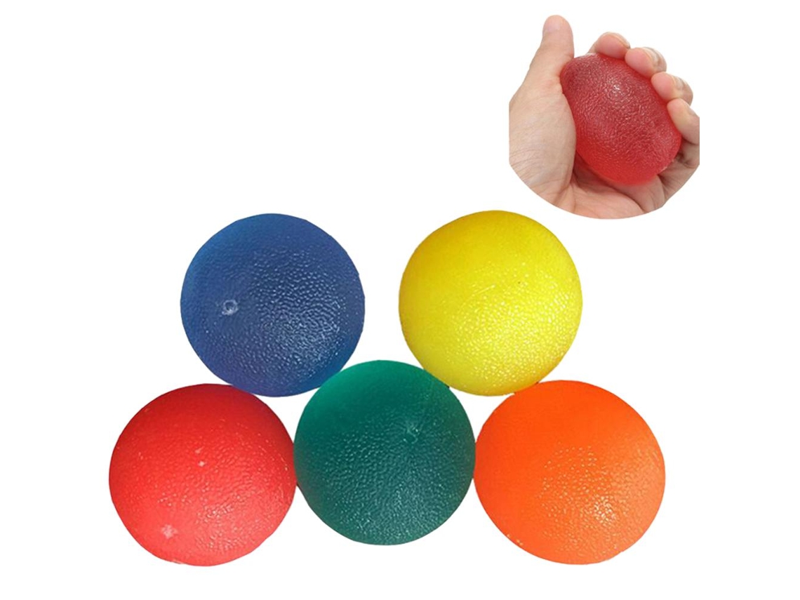 Omni-5 Bolas De Agarre Tpr Para Entrenamiento De Fuerza Y Alivio Del Estrés Para Adultos Y Niños