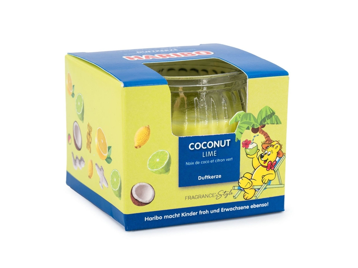 Vela Perfumada Frutada Em Frasco De Vidro Para Presente