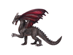 Mali figura de Dragão Simulada Modelo Brinquedo Coleção Presente Decoração Infantil Pl124‑152