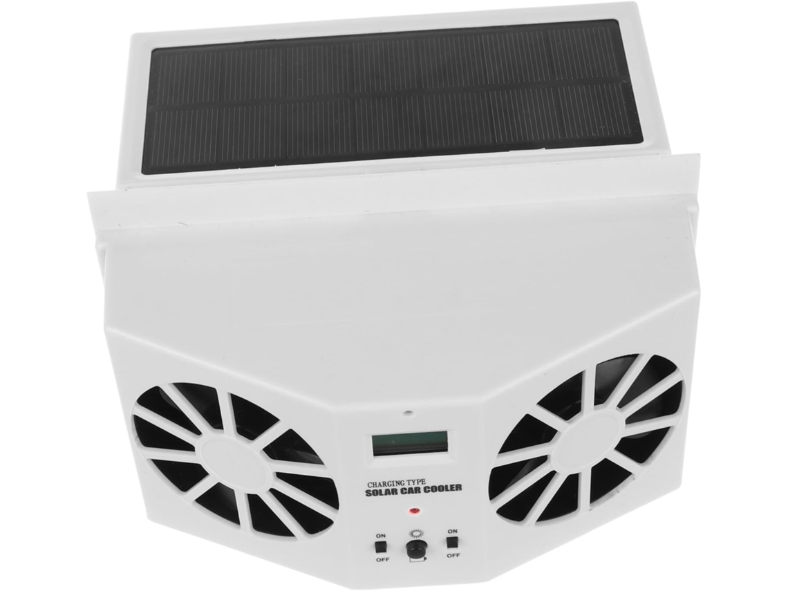 Ventilador solar para assento de carro, circulação de ar