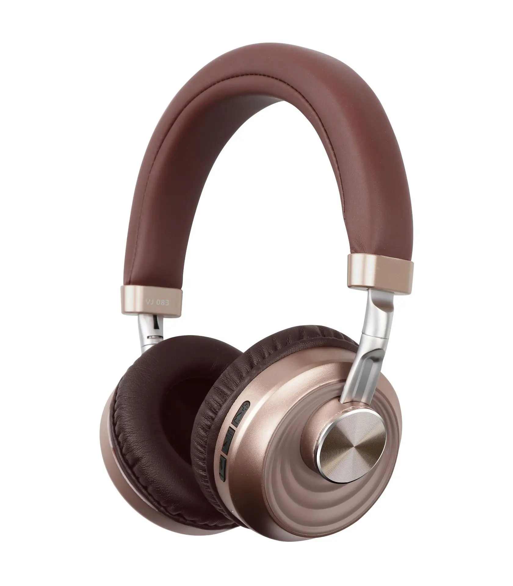 (marrom) Fones de ouvido Supra-headphones Bluetooth 5.0, Modo Auxiliar, Bateria de Longa Duração
