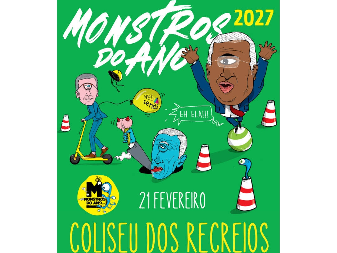 Bilhete MONSTROS DO ANO|LISBOA