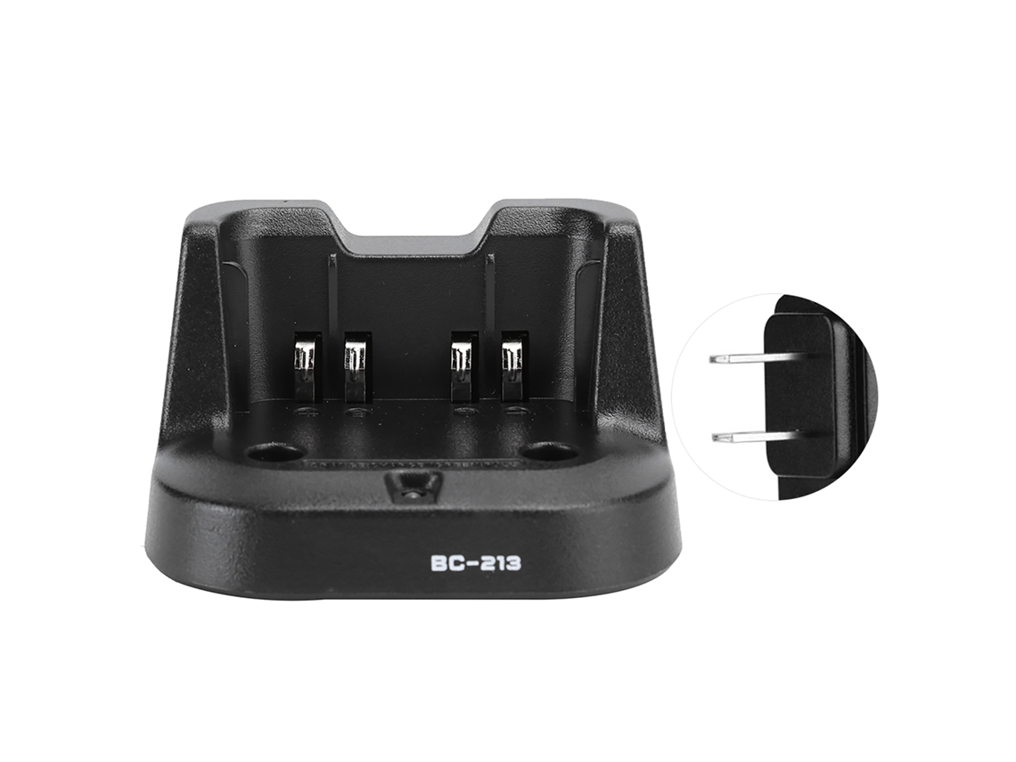 Carregador De Bateria Bc213 Para Rádio Icom Icv88 Icf1000 Icf2000 Eu