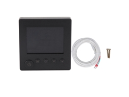 Termostato inteligente Wi-Fi (com visor LCD, núcleos e suporte para programação e controle via aplicativo)