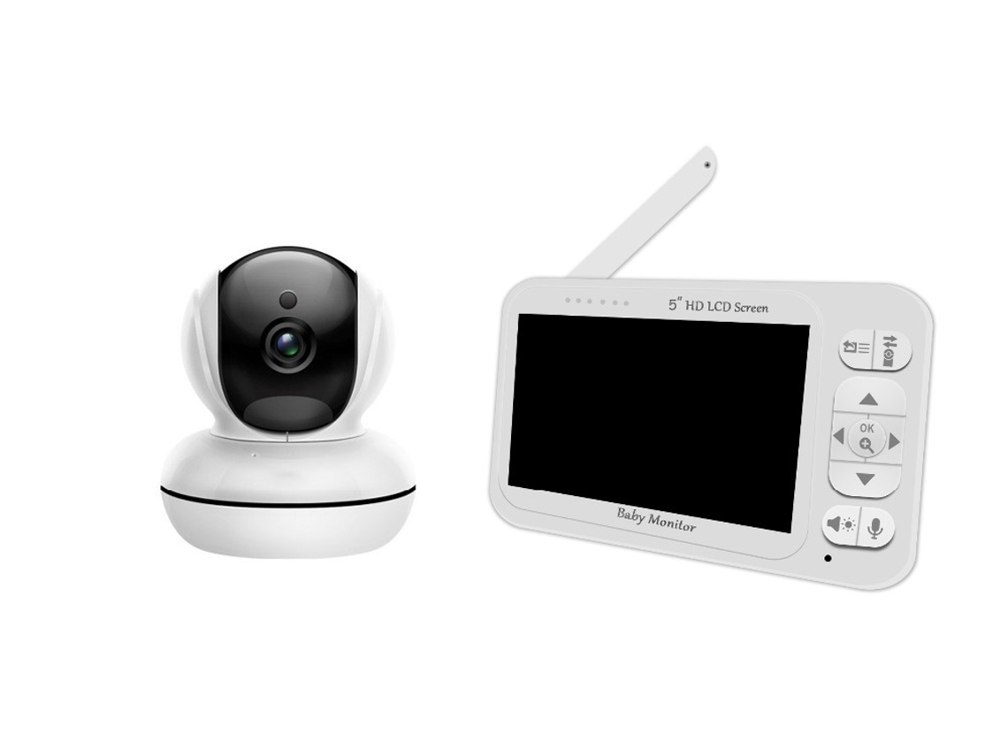 Elysve Monitor De Bebé Sem Fios 5 Polegadas