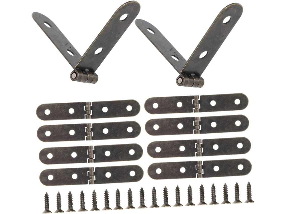Dobradiças Pequenas De Ferro Para Caixa Joias, Estilo Vintage, Fáceis