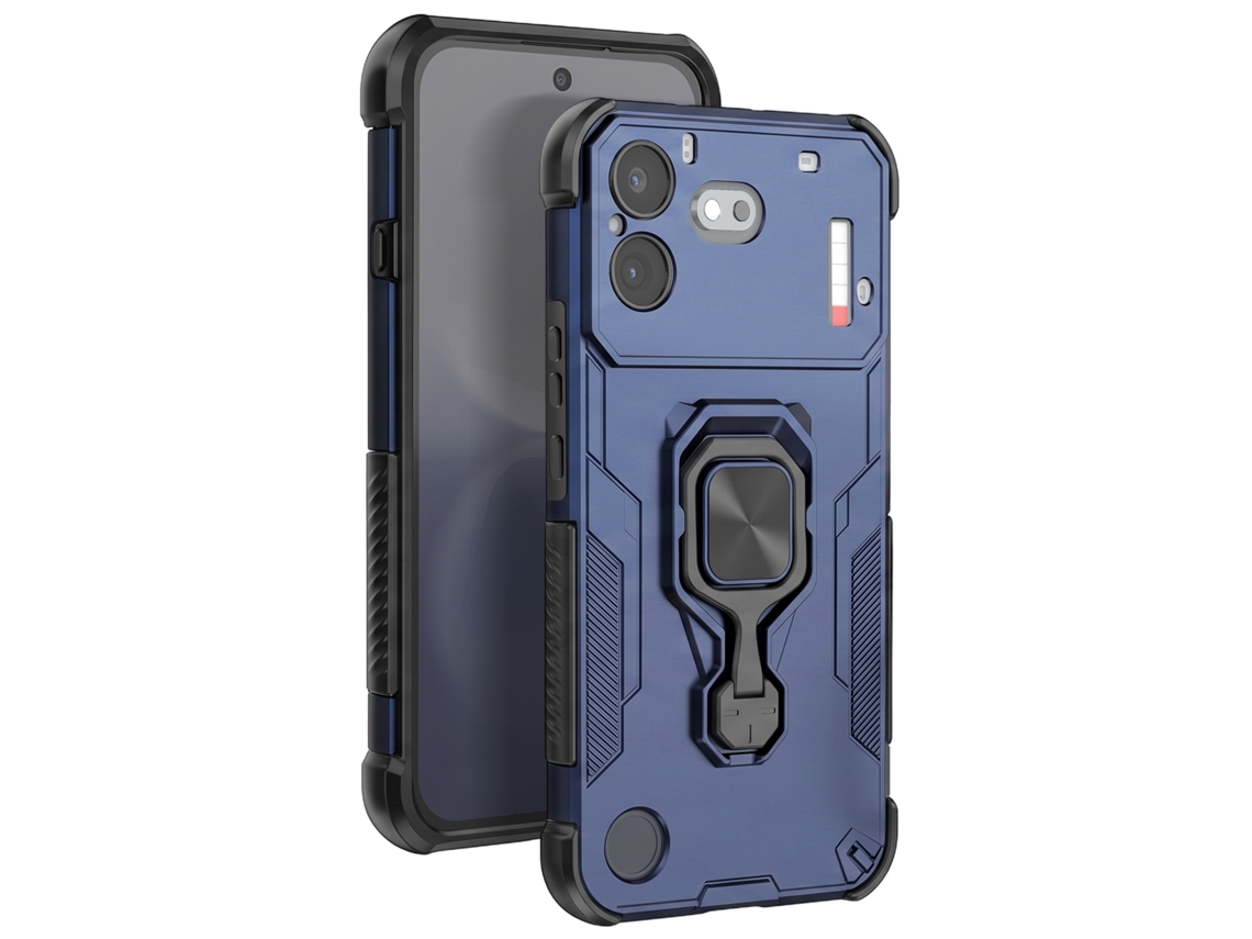 Capa Para Nothing Phone 4b Com Anel Rotativo E Função Suporte