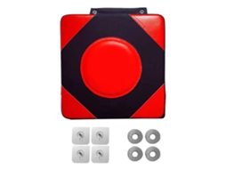 Business alvo de Boxe de Parede Ajustável em Altura com Absorção de Impacto para Treinamento Esportivo 30x30x10cm