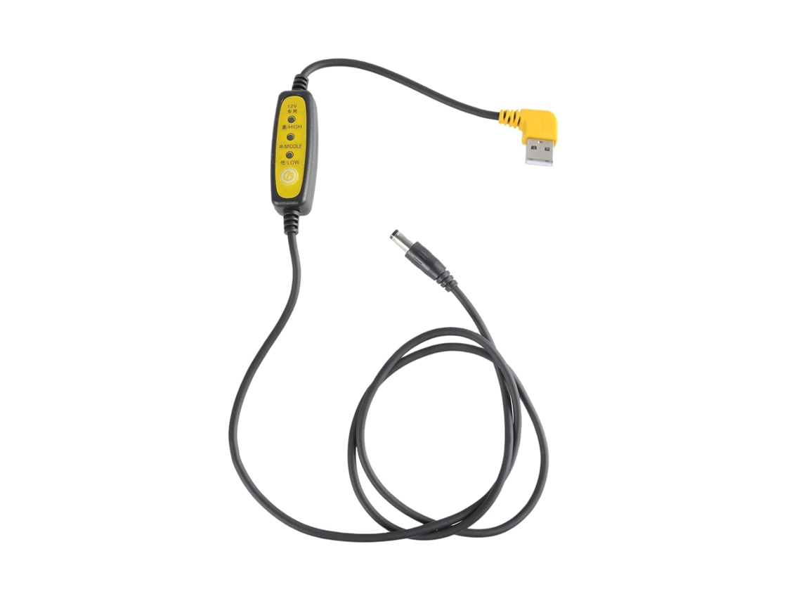 Cabo Usb Macho Para De 5,5 X 2,1 Mm Com Velocidade Ajustável, 12 V,