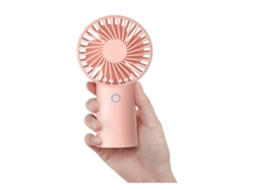 Ventilador Mao 4000mah 4 Velocidades 5 20h Rosa Yizhood