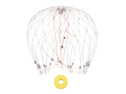 Jaula de Pesca Automática Aço Inox 62cm Portátil