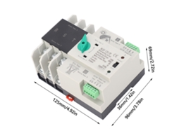 Interruptor De Transferência Automática Dual Power Inversor Pv 3p 110vac 63a Eficiente Com Timer
