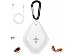 Repelente Ultrassônico CHABERLU portátil, USB, 2 unidades, branco