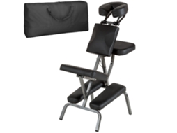 Tectake Cadeira De Massagem Em Pele Sintética, Preto