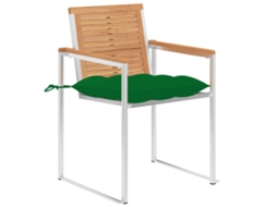 Maison Exclusive - Cadeiras De Jardim C/ Almofadões 4 Pcs Madeira De Teca Maciça