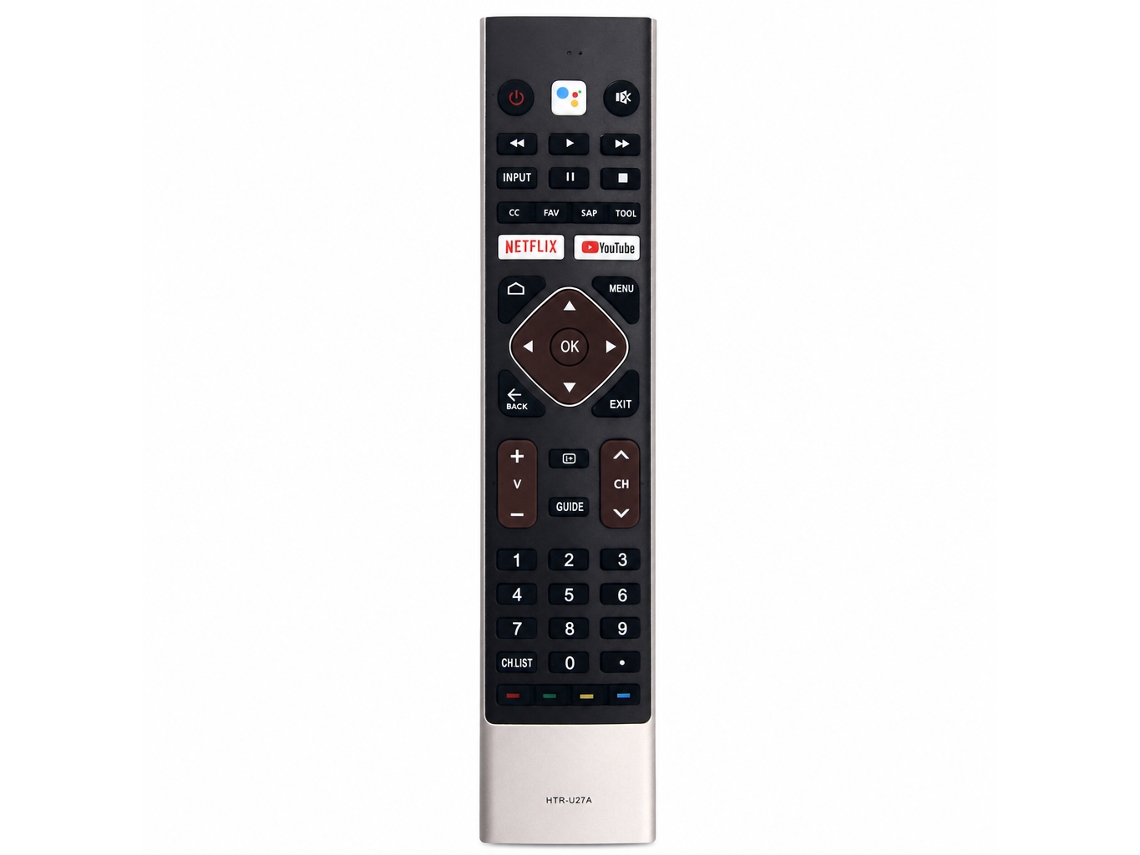 Comando À Distância Tv Com Controlo Por Voz E Bluetooth, Compatível Com Haier Htr-u27a Le32k6600sg