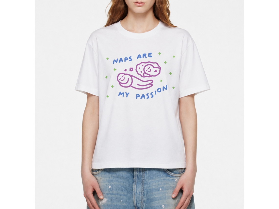 Camiseta Rockinstone I Love Naps Disegnetti Depressetti - Estilo de designer exclusivo