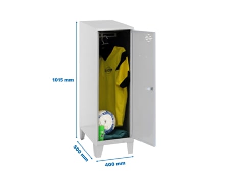 Simonlocker Dism.single Mini Armário De Metal 915x400x500pés Cinza