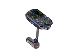 Novo transmissor FM para carro Bluetooth 5.3 QC 3.0 Carregador de carro PD Carregamento rápido M Slowmoose Player