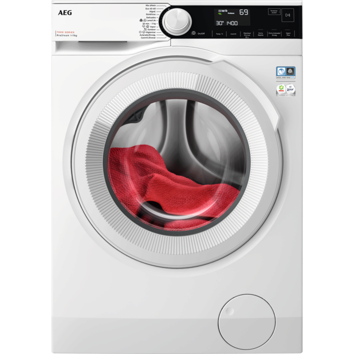Máquina de lavar roupa AEG LFSR7304L2B ProSteam (11kg - 1400 rpm - Branco)