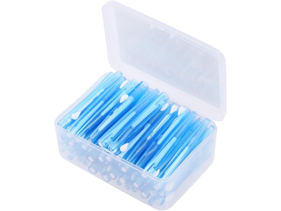 Escova Interdental Slim Anself 60 Pcs Fio Dental Picaretas Recarga Inter-Dental Escova Dentes Palito Palito para Oral Limpeza ProfundJEDBESETZT
