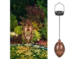 2026 lâmpada Suspensa Solar Neoglint 2v/0.3w Exterior Metal Ip67 600mah Luz Branca Quente+rgb Jardim Pátio Caminho