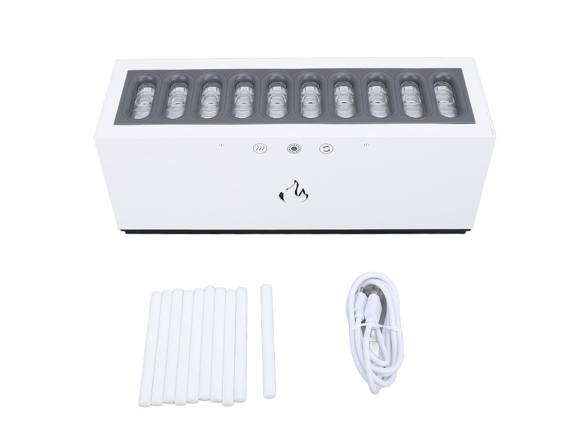 Laxiscreed Umidificador Com 10 Bicos, Grande Volume De Névoa E Luz Ambiente Colorida