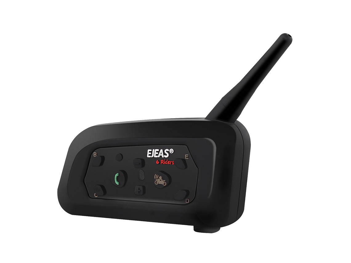 Interfone Bluetooth para Motocicleta com Fones Estéreo e Comunicação Sem Fio EOOCOO