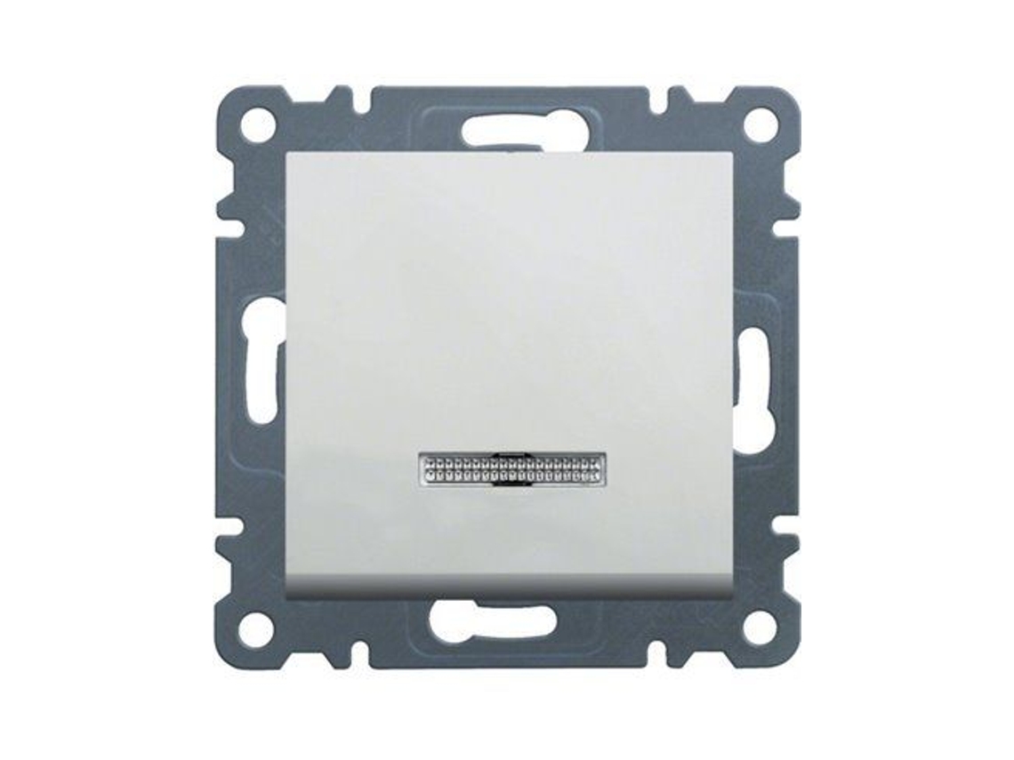 Lumina | Interruptor Indicador De Luz Branca Polar Wl0220 Hager