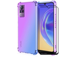 Película de Ecrã Gradient Protetoras para Vivo S10E/V23E HONGWE. Roxo