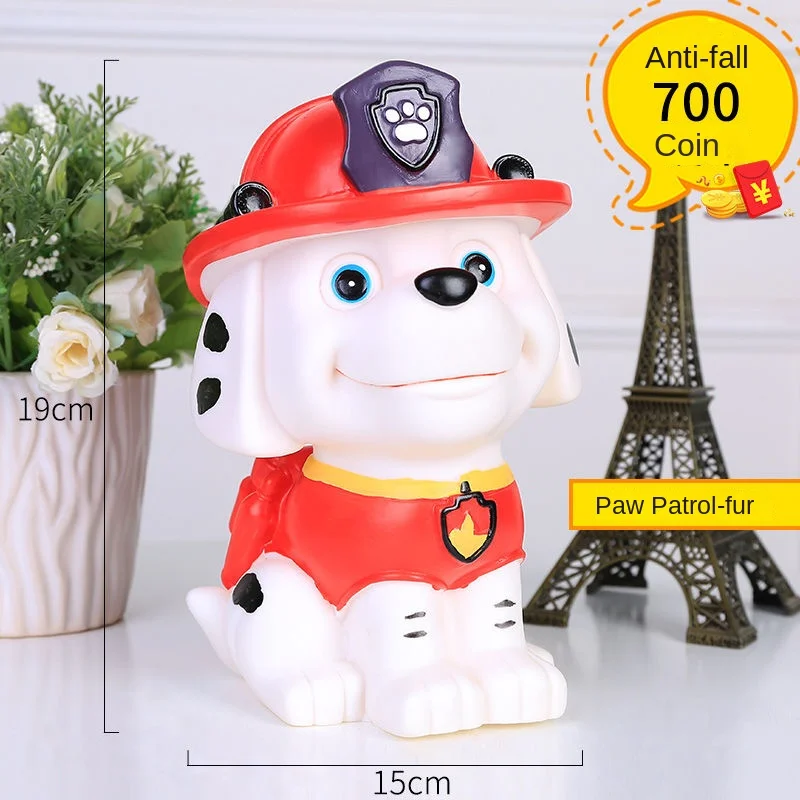 Cofrinho Em Forma De Porquinho Da Patrulha Canina Com Chase E Skye Brinquedo Fofo Para Guardar Moedas Ideal Crianças, Meninos Me Aquaforge