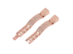 Bracelete em Metal Fitbit Alta Ouro Rosa Sdxhj002 EOOCOO (substituível com Decoração de Diamantes)