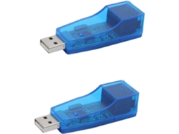 2 Ethernet Usb Rede Lan Para Pc Laptop Uso Doméstico E No Escritório