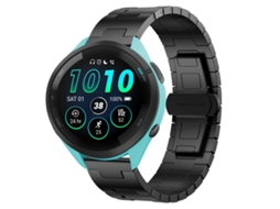Bracelete Para Garmin Forerunner 265 (22mm) - Liga De Titânio Preto