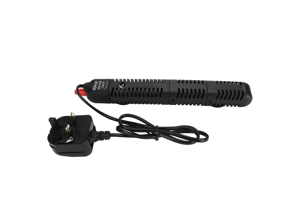 Aquecedor de Aquário Ajustável com Temperatura Constante Automática, Submersível, para Água Doce e Salgada, Pl Ugue do Reino Unido, 220v, 100w. GOKOCO