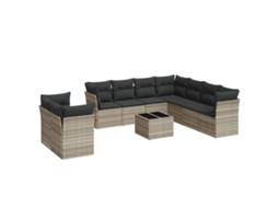 Garden Sofa Set, Garden Sofa Sets Vidaxl Cinzeto Rattan / Vime (n/a)