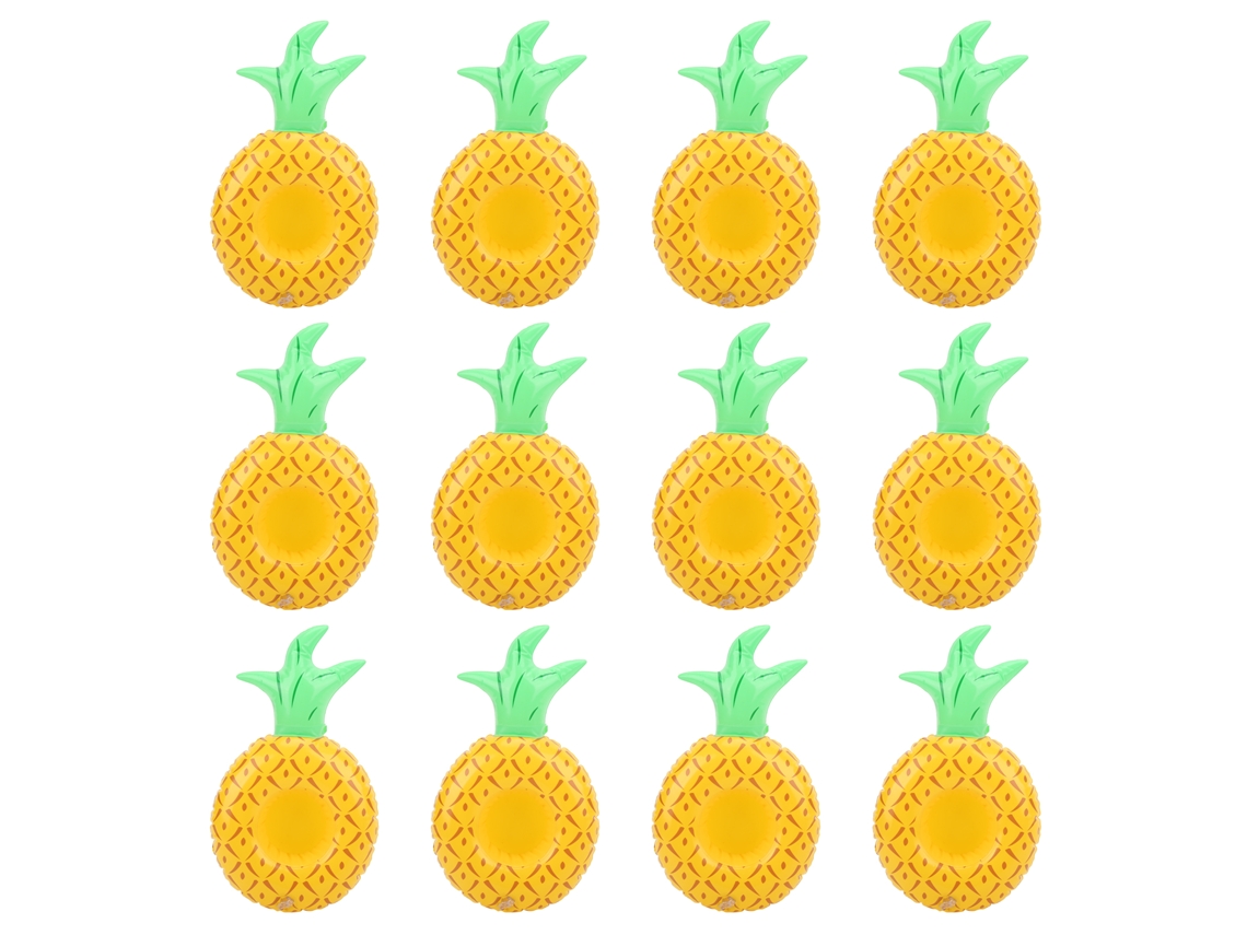 Conjunto De 12 Porta-copos Infláveis, Portáteis E Charmosos, Perfeitos Para Festas Na Piscina. Brinquedos Infantis Para Crianças.