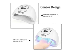 Lâmpada de Nail Art W Led Secador Uv Profissional Manicure com 4 Temporizador Lc D Display GOKOCO
