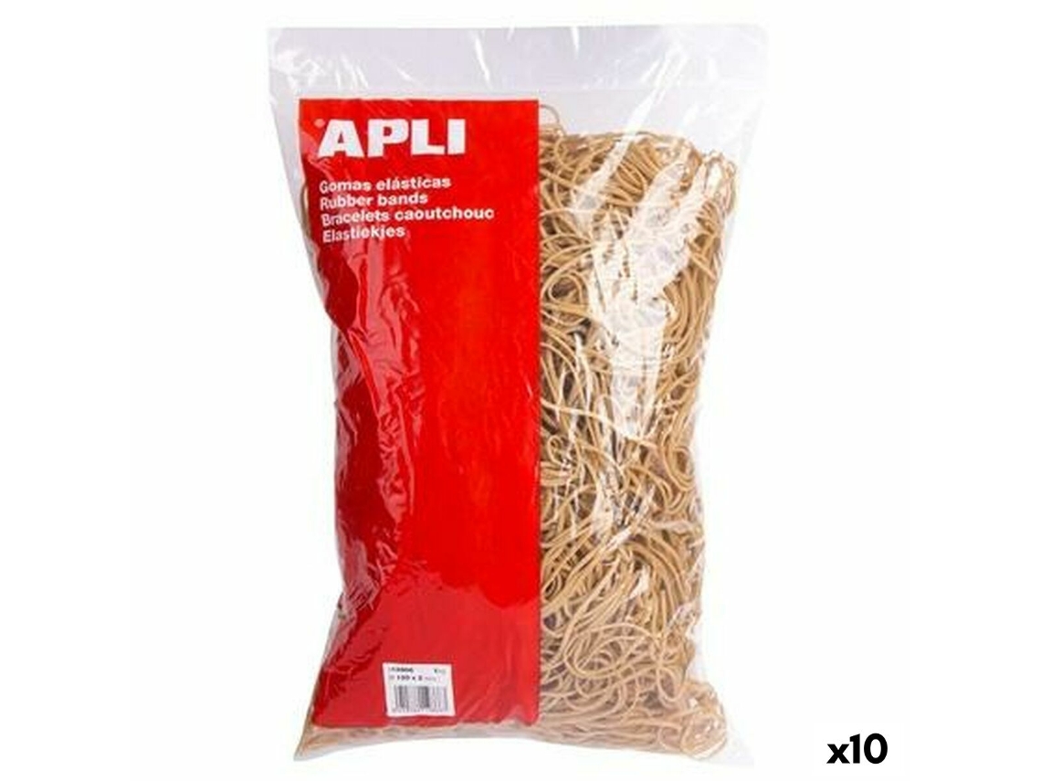 Tiras Elásticas Apli Castanho 120 X 2 Mm (10 Unidades)