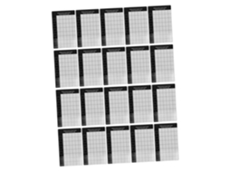 Conjunto de 20 almofadas magnéticas flexíveis para parafusos S/MARCA