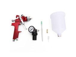 Pistola De Pintura Hvlp 600ml Para Reparo Automotivo De Pintura Com Valvula De Pressão De Ar (1.4mm)