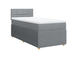 Box Spring Bed, Box Spring Beds Vidaxl Cinzeto Tecido (100 X 200 Cm)