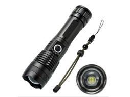 Tocha Tatica Xhp50 Led 5000lumens Recarregavel 5modos Indicador Energia Ipx8 Camping/caminhadas/ciclismo/emergencia Preto Yizhood