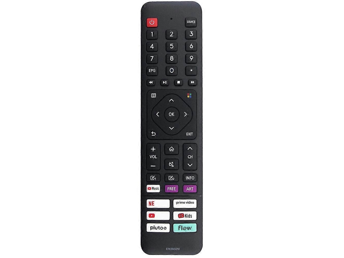 Controle Remoto En3a52n De Substituição Para Tv/áudio/projetor Noblex E Hisense Dk43x5100 E Dk43x5100pi.