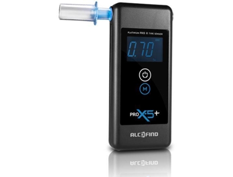 Alcofind Pro X 5 Alcoolímetro 5 anos de garantia, 12 meses de serviço Datech