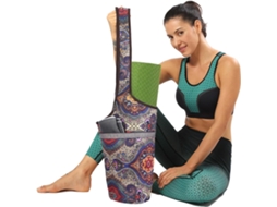 Bolsa para Tapete de Yoga com grande capacidade, bolso e alça para transporte | S/MARCA