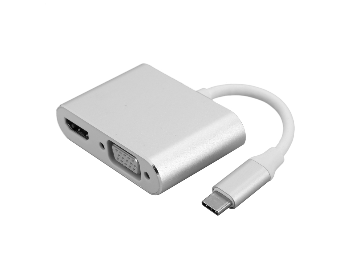 Yncm-adaptador Hub Type-c Hdmi Vga Ethernet Dock 4k