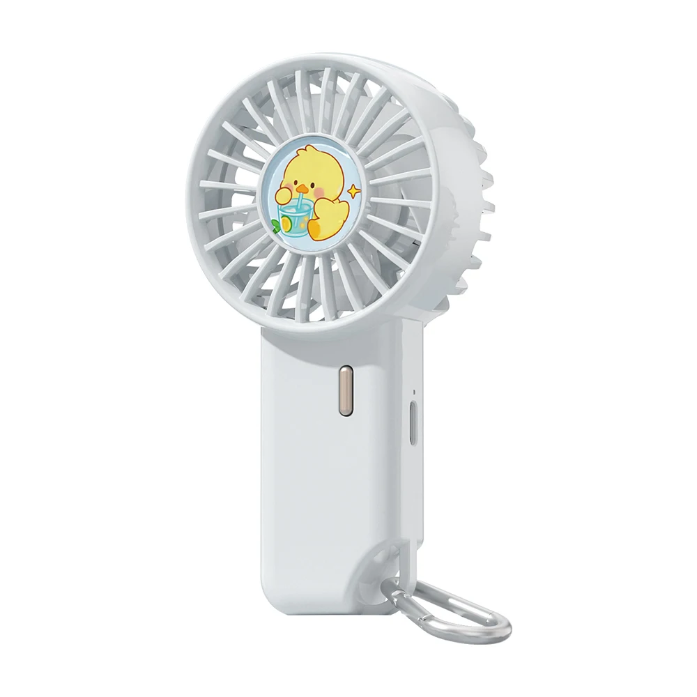 Mini Ventilador MDUG Recarregável com Porta Tipo C e Bateria de 500mAh